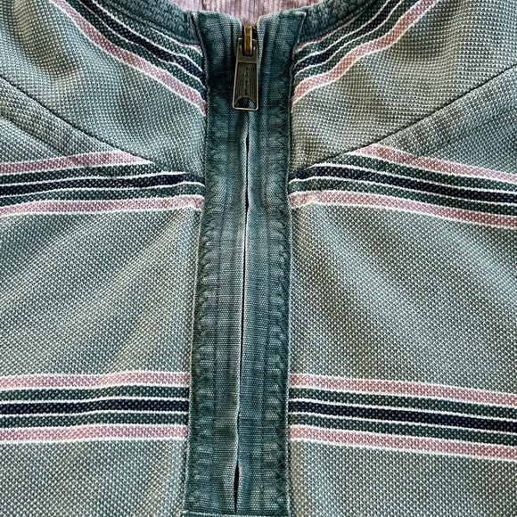 Fat Face The Airlie Striped Green and Pink Pullover - Picture 2 of 3